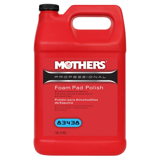 PROFESSIONAL FOAM PAD POLISH / FINISHING POLISH 3.785L - Mothers