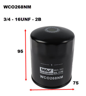 Oil Filter Fits LDV WCO268NM - Wesfil