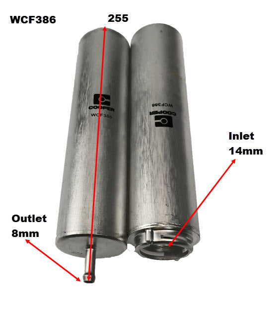 Diesel Fuel Filter Z945 BMW/Mini WCF386 - Cooper - Cooper