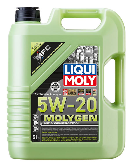 Molygen New Generation 5W-20 5L - LIQUI MOLY | Universal Auto Spares
