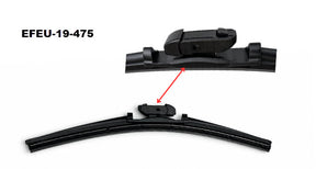 'Ultimate' Beam Blade (475mm) Exact Fit EFEU-19-475 - Exelwipe