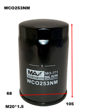 Oil Filter Fits Alfa WCO253NM - Wesfil