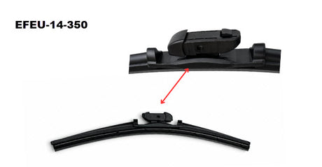 Ultimate Beam Blade (350mm) Exact Fit EFEU-14-350 - Exelwipe