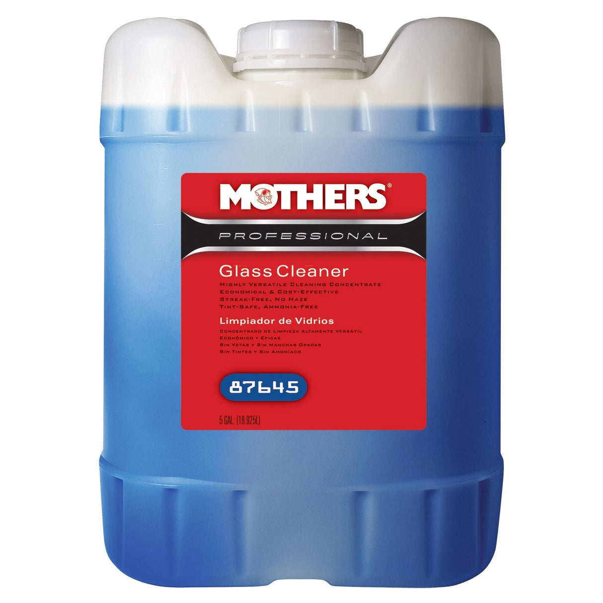 PROFESSIONAL GLASS CLEANER (CONCENTRATE) 18.925L - Mothers