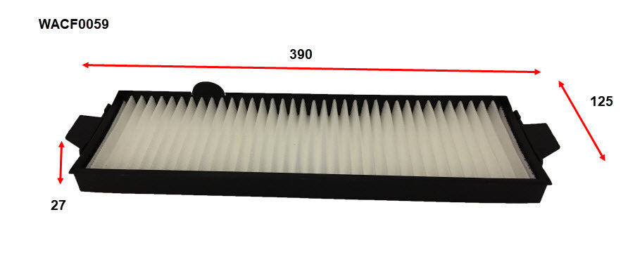 Cabin Filter RCA221P Fits Saab WACF0059 - Wesfil | Universal Auto Spares