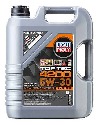 Top Tec 4200 5W-30 New Generation Synthetic Technology - LIQUI MOLY | Universal Auto Spares