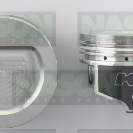 Piston & Pin Set (Performance) HOLDEN 355 V8 DISH TOP 5.7 ROD 8KB442C-020 - KB - HYPEREUTECTIC