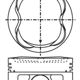 Piston & Pin Set TOYOTA 2UZFE DOHC 32V 8P1178-0.50 - Nason