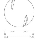 Piston & Pin Set CHEV 454 V8 FLAT TOP 8P1319-0.75 - SILVOLITE