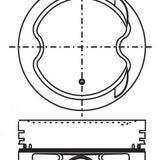 Piston & Pin Set TOYOTA 1UZFE DOHC 32V 8P1386-STD - Nason