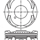 Piston & Pin Set TOYOTA 3URFE DOHC 32V 8P1391-STD - Nason