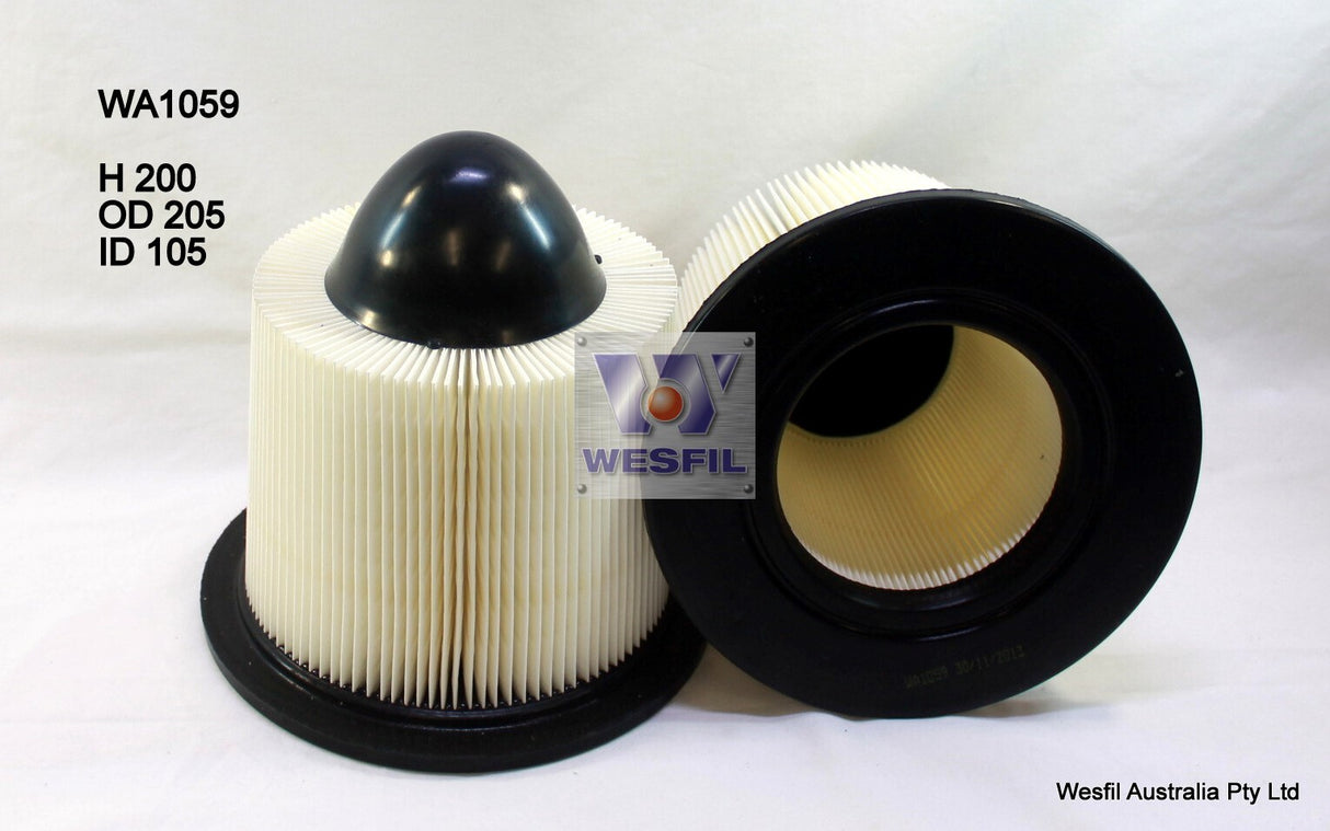 Air Filter A1492 Fits Ford WA1059 - Wesfil