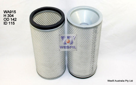 Air Filter HDA5487 Inner Filter for WA889 Fits Hino/International/Isuzu/Nissan WA915 - Wesfil | Universal Auto Spares