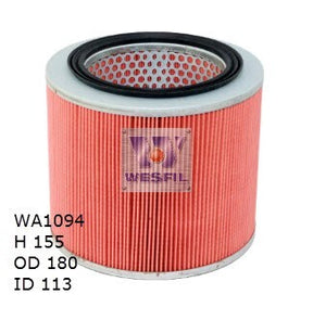 Air Filter A1476 Fits Toyota WA1094 - Wesfil