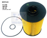 Diesel Fuel Filter R2699P Fits Mitsubishi WCF144 - Wesfil | Universal Auto Spares