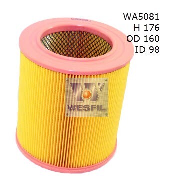 Air Filter Fits Iveco/Fiat WA5081 - Wesfil | Universal Auto Spares