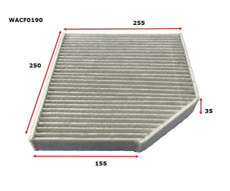 Cabin Filter RCA393MS Fits Audi WACF0190 - Wesfil | Universal Auto Spares