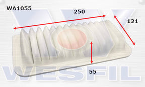 Air Filter A1427 Fits Toyota WA1055 - Wesfil