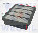 Air Filter A1408 Fits Ford/Mitsubishi WA1032 - Wesfil