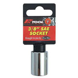 9/16” 6PT 3/8” Drive SAE Cr-V Regular Socket - PKTool