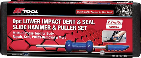 9 Pieces Lower Impact Dent & Seal Slide Hammer & Puller Set - PKTool | Universal Auto Spares