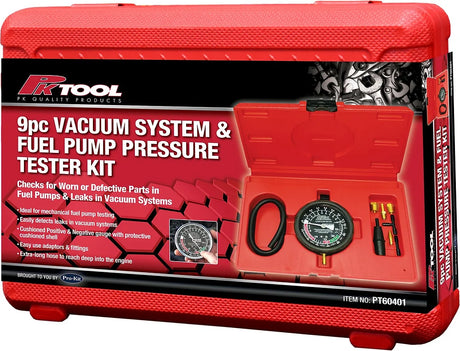 9 Pieces Vacuum & Fuel Pump Tester, Easily Detects Leaks - PKTool | Universal Auto Spares