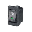 Rocker Switch Off/On DPST Green LED 20A at 12V - Narva | Universal Auto Spares