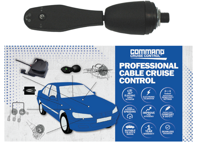 CABLE CRUISE CONTROL KIT INCL. STALK SWITCH - Command Cruise Control