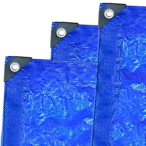 90GSM Blue Tarp With Reinforced Corners, 6 Different Sizes - LoadMaster