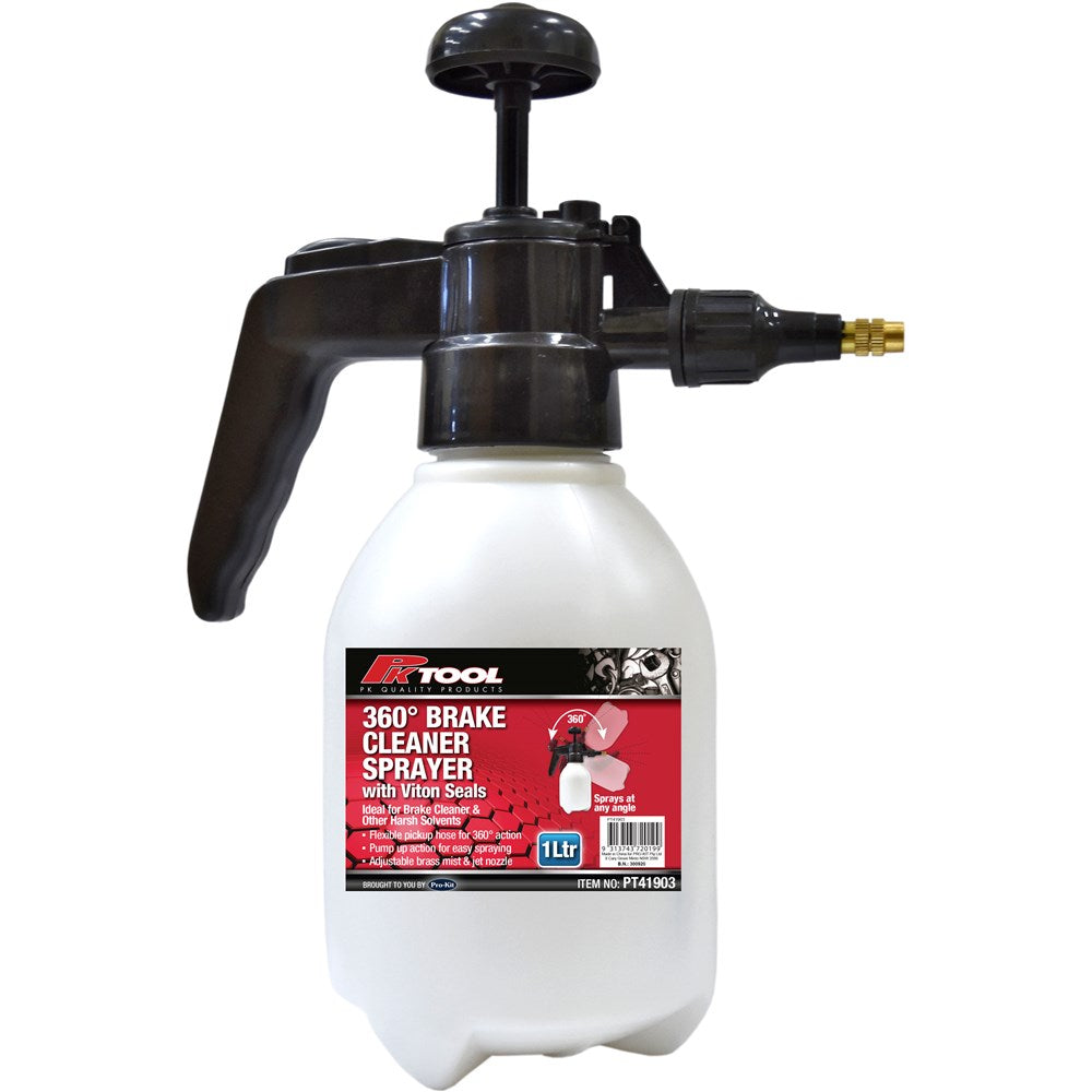 1L 360º Brake Cleaner Sprayer With Viton Seals - PKTool | Universal Auto Spares