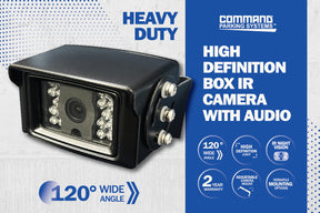 HIGH DEFINITION 120º HEAVY DUTY BOX CAMERA - Command Parking Systems