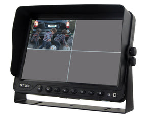HIGH DEFINITION 7" HEAVY DUTY QUAD VIEW MONITOR - Command Parking Systems