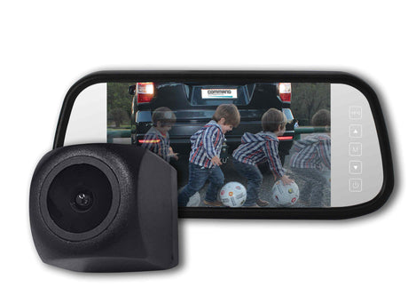 HIGH DEFINITION 7" OE REPLACEMENT MIRROR MONITOR - WITH 180º MINI BOX CAMERA - Command Parking Systems