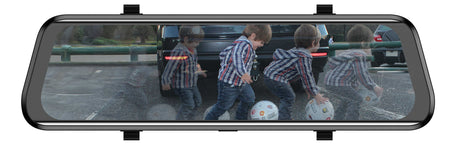 HIGH DEFINITION 9" FULL SCREEN REPLACEMENT MIRROR MONITOR - WITH DVR & 135º MINI BOX CAMERA - Command Parking Systems