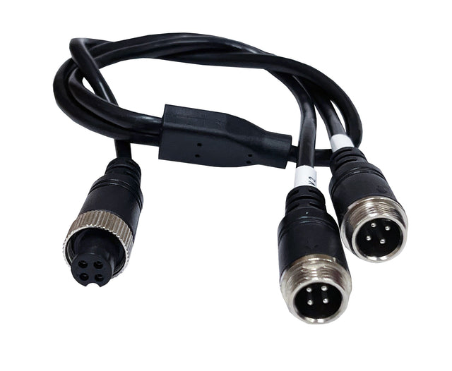 4 PIN SPLITTER REAR MALE TO FEMALE+FEMALE - Command Parking Systems