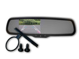 OE STYLE REPLACEMENT MIRROR MONITOR - WITH BUTTERFLY/FLUSH MOUNT CAMERA - Command Parking Systems