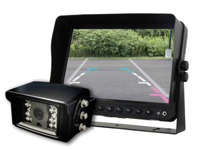 HEAVY DUTY 7" DUAL INPUT MONITOR - WITH 120º CCD BOX CAMERA - Command Parking Systems