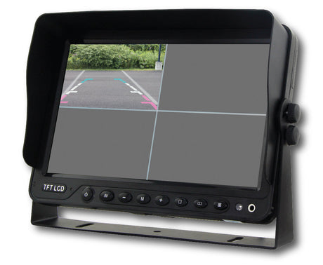 HEAVY DUTY 7" QUAD INPUT MONITOR - Command Parking Systems
