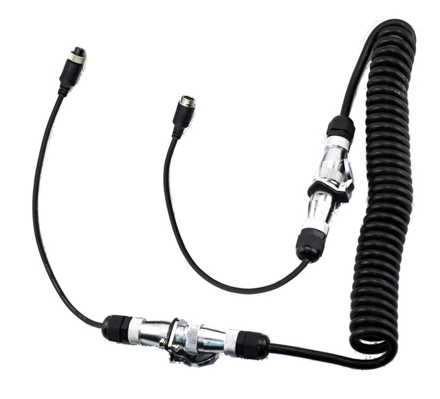 HEAVY DUTY TRAILER CABLE KIT - WITH HEAVY DUTY 120º CCD BOX CAMERA - Command Parking Systems
