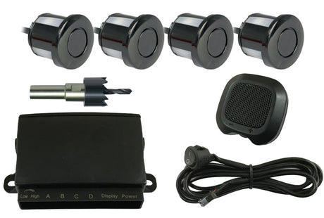 REVERSING SENSOR KIT - BLACK SENSORS & BUZZER - Command Parking Systems
