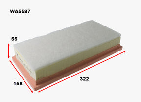 Air Filter Fits LDV WA5587 - Wesfil