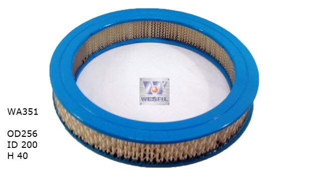 Air Filter A351 Fits Honda WA351 - Wesfil | Universal Auto Spares