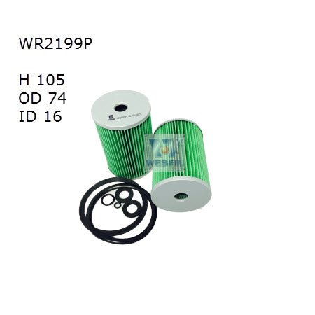 Diesel Fuel Filter R2199P Hino/Isuzu WR2199P - Cooper - Cooper