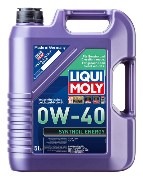 Synthoil Energy 0W-40 5L - LIQUI MOLY | Universal Auto Spares