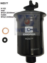 EFI Fuel Filter Z577 Mitsubishi WZ577 - Cooper - Cooper