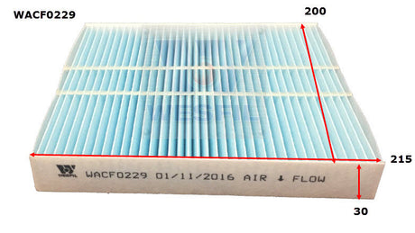 Cabin Filter RCA386MS Fits Ford WACF0229 - Wesfil | Universal Auto Spares