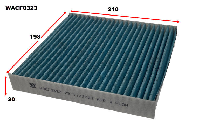 Cabin Filter RCA436M Fits MG WACF0323 - Wesfil | Universal Auto Spares