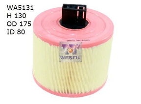 Air Filter A1762 Fits BMW WA5131 - Wesfil