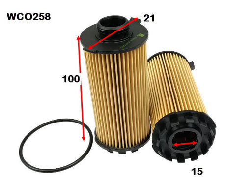 Oil Filter Fits Porsche WCO258 - Wesfil | Universal Auto Spares