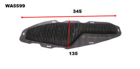 HV Battery Air Filter Fits Toyota WA5599 - Wesfil